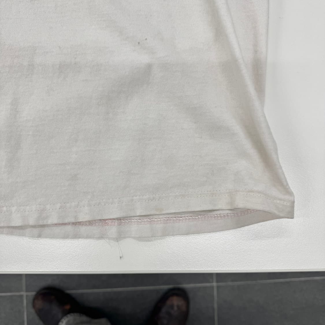 90‘s Lotus Flower Motif Art T-shirts 상품이미지4