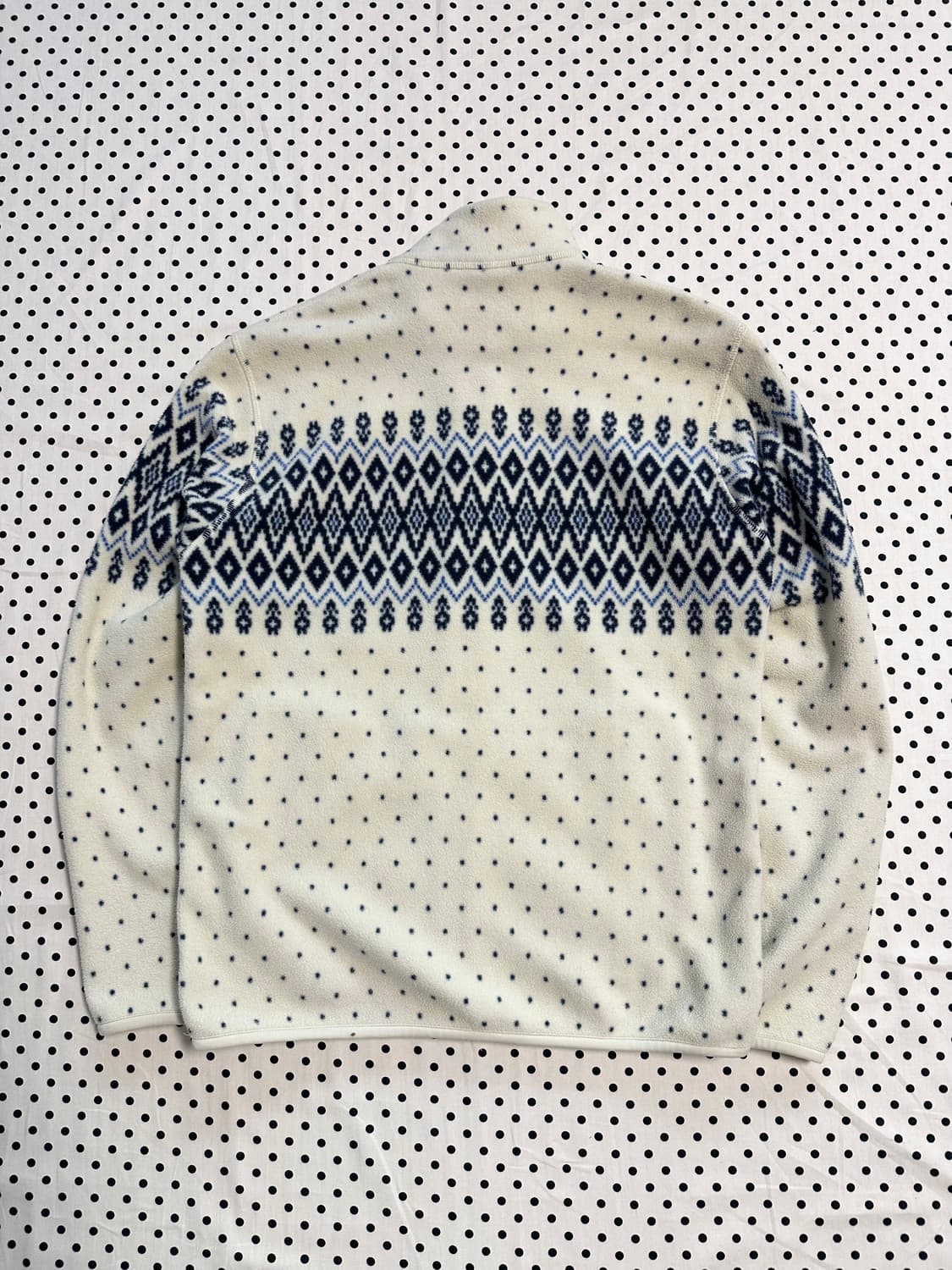 jpn 노르딕 도트 플리스 집업 상품이미지3