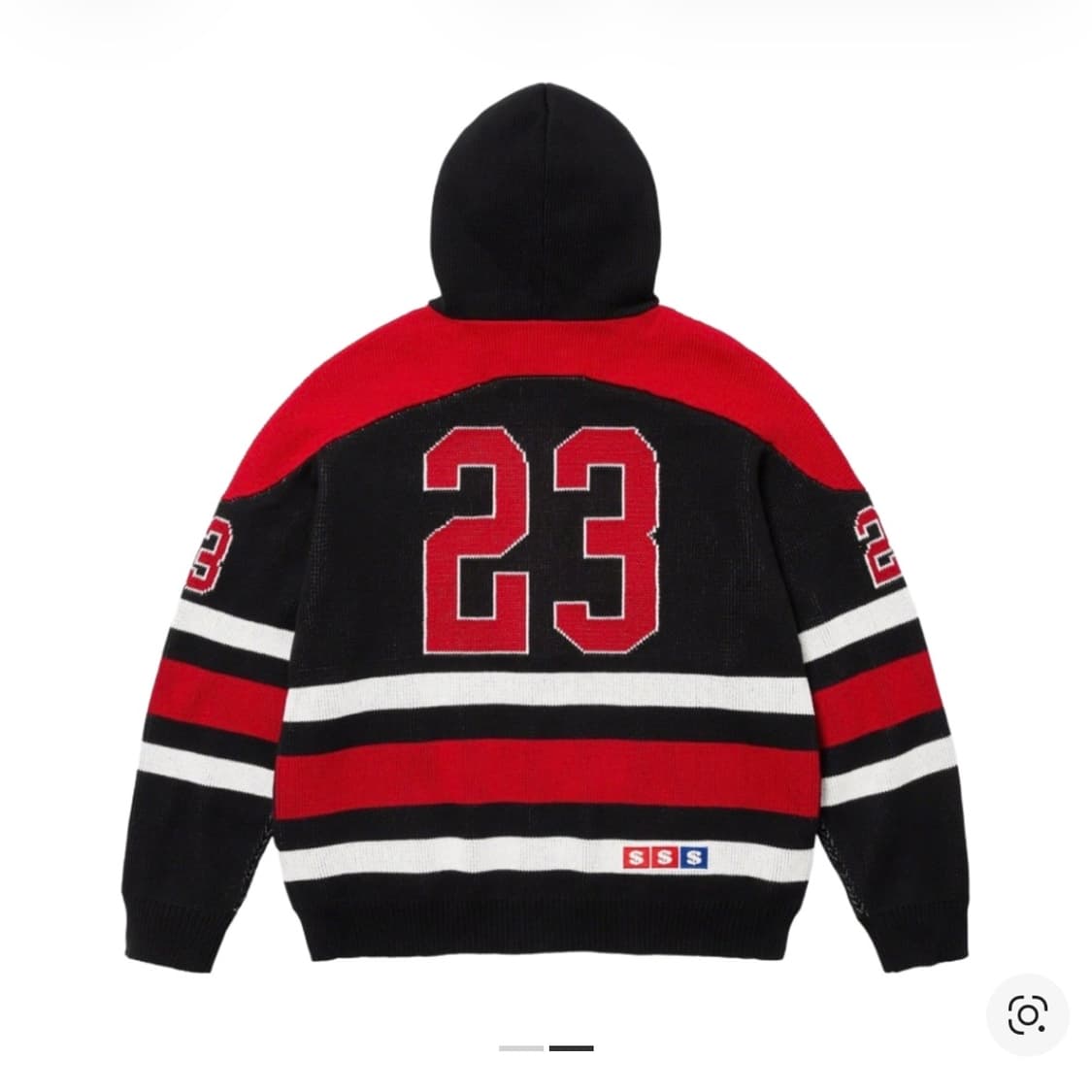 슈프림 USA 집업 후드 스웨터 블랙 - 23FW 상품이미지2