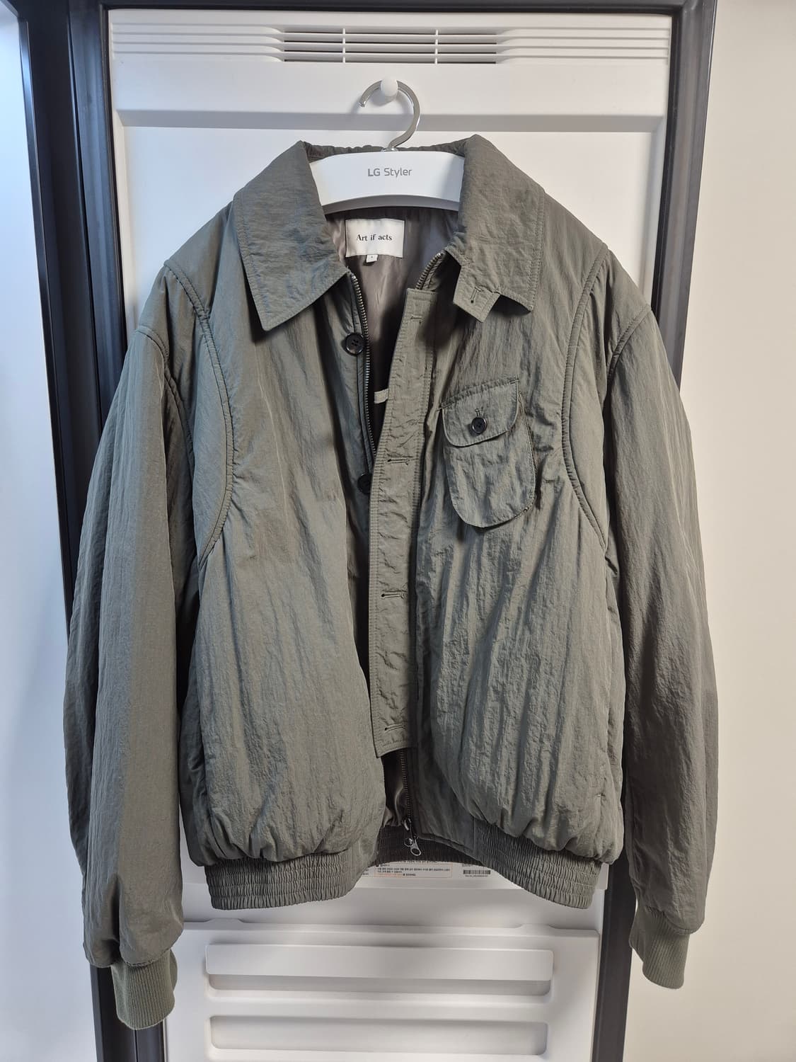 아트이프액츠 솔리드 포켓 ma-1 모스 그린 L 상품이미지1