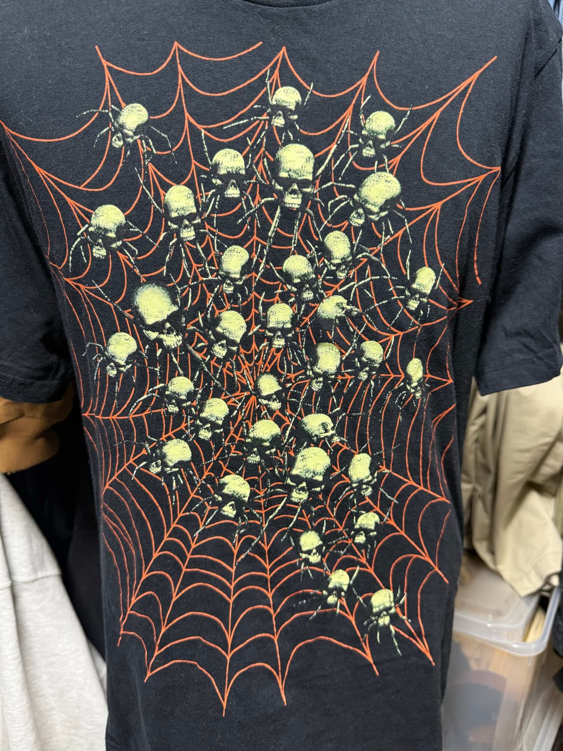 [M] Y2K 빈티지 펑크 해골 티셔츠 상품이미지2