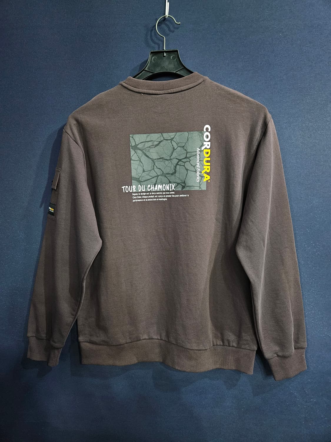 아이더 라이트버건디 남성 오버핏 100 맨투맨  상품이미지2