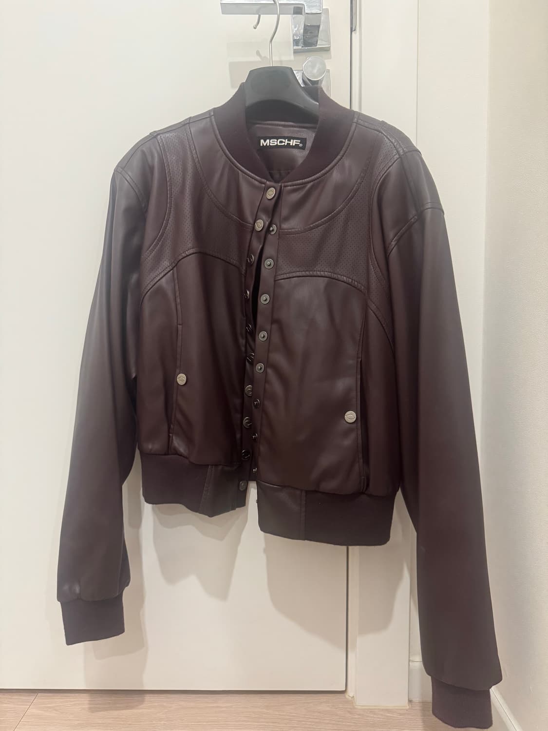 미스치프 버건디 자켓 상품이미지2