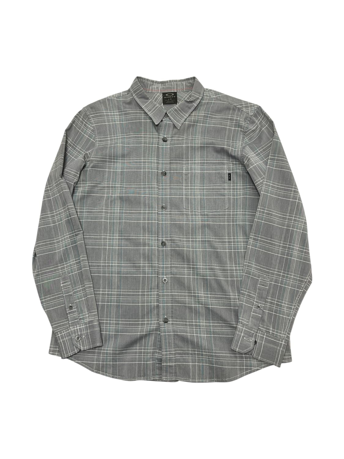 오클리 체크 패턴 셔츠 L 상품이미지1