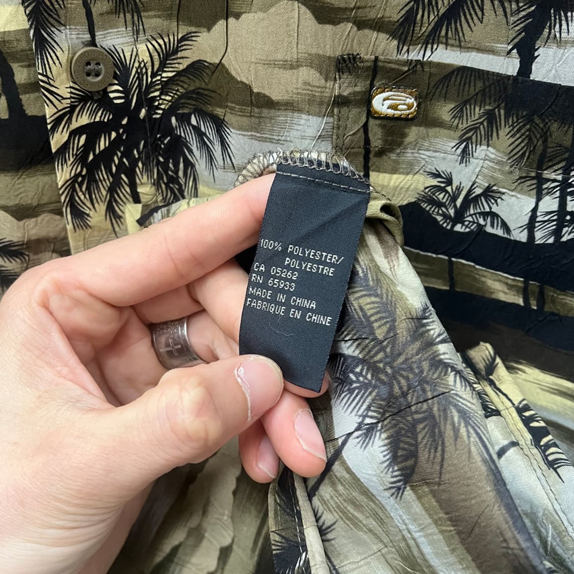 Point Zero 빈티지 하와이안 반팔 셔츠 XL 상품이미지4