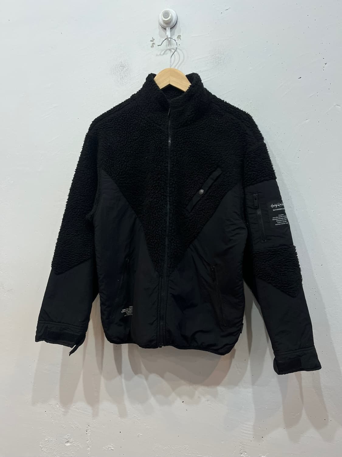 GU 언더커버 플리스 자켓 블랙 상품이미지1