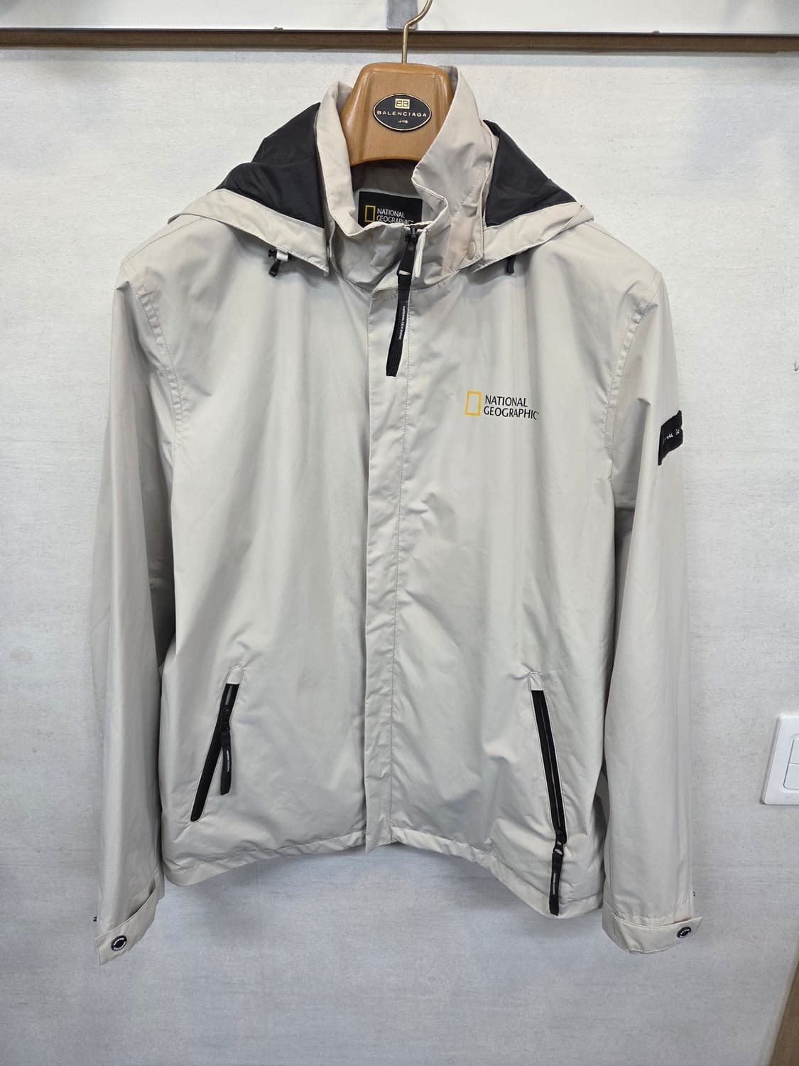 내셔널지오그래픽 베이직 바람막이 후드자켓 xl 상품이미지1