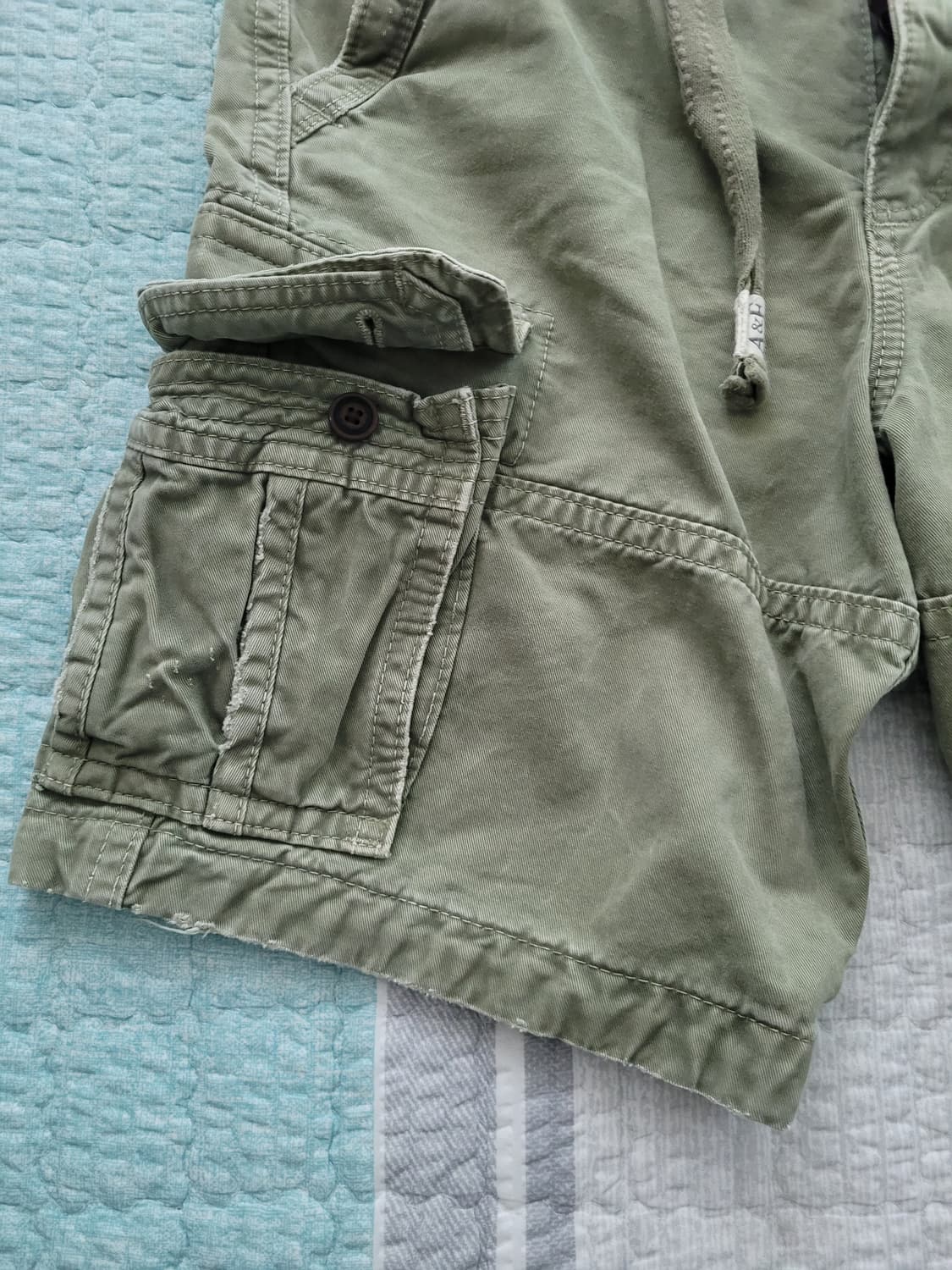 아베크롬비 Abercrombie. 워크웨어 카고숏팬츠. 32사이즈 상품이미지3