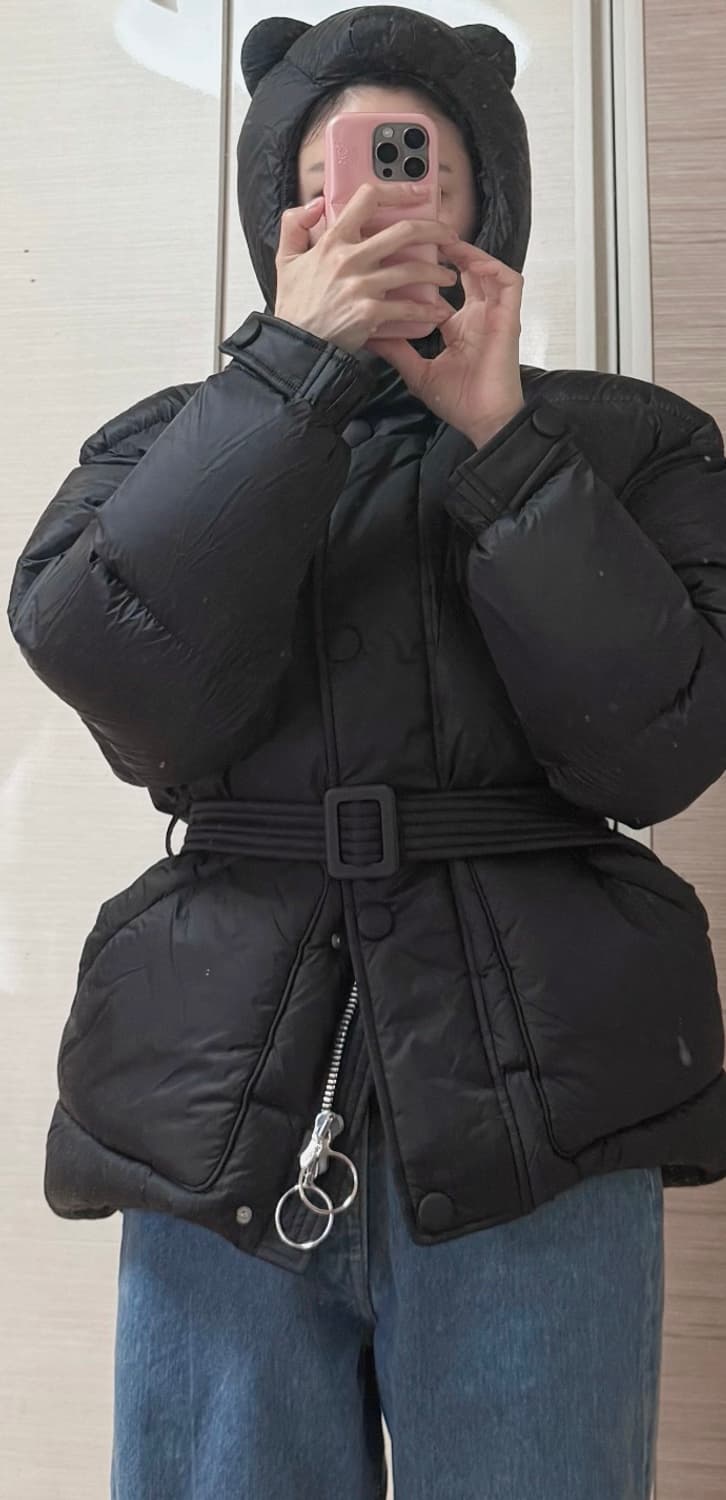 옌키옌키 베어 블랙 패딩 xs 상품이미지9