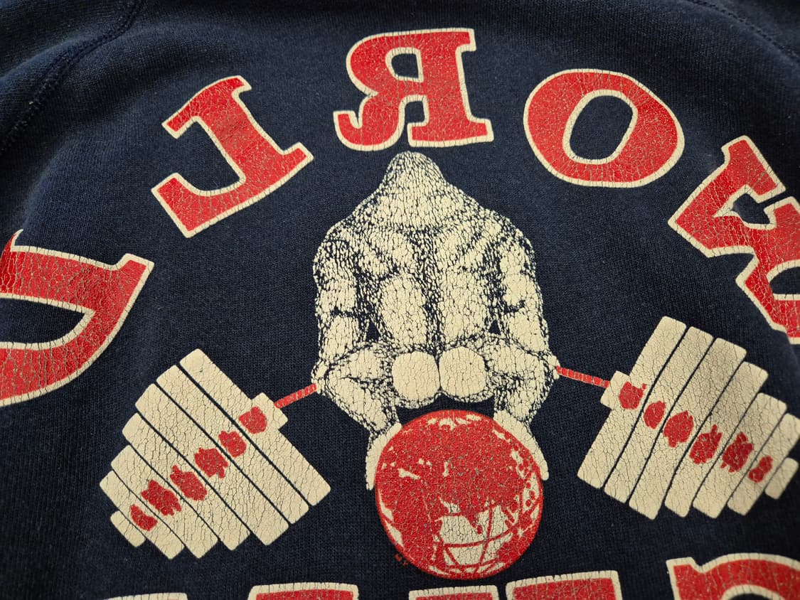 90s WORLD GYM 스웻 셔츠 상품이미지5