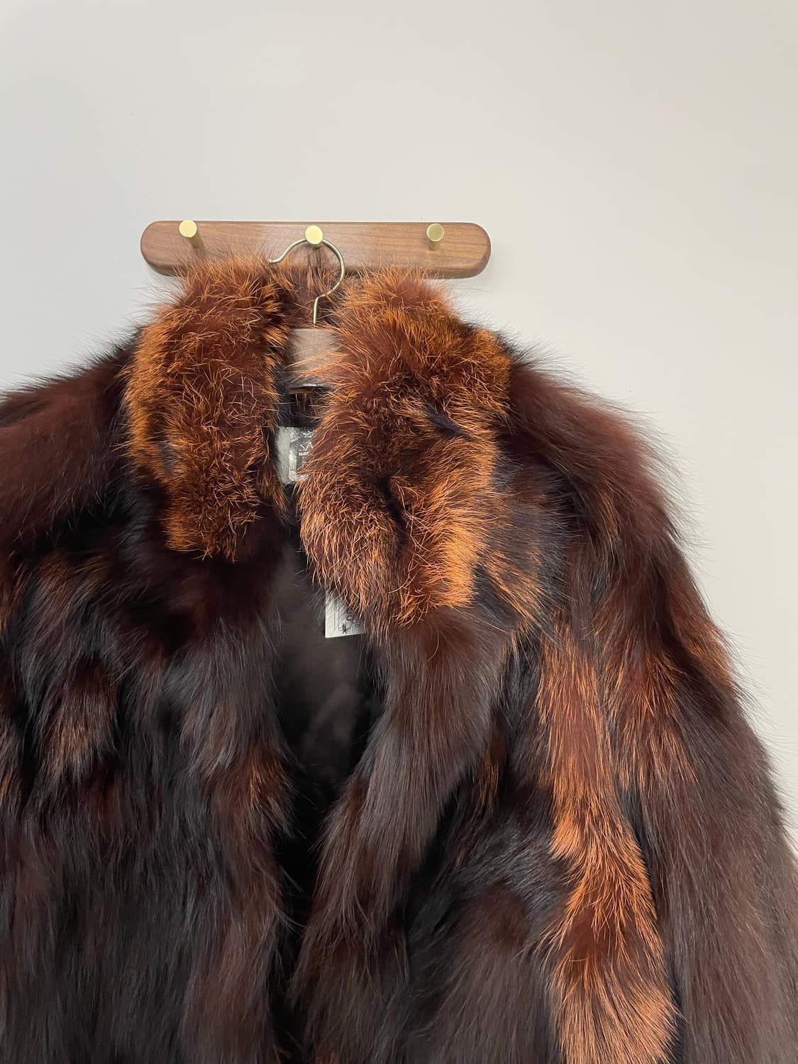 사가폭스 혼합 브라운 퍼 자켓 H1890 상품이미지4