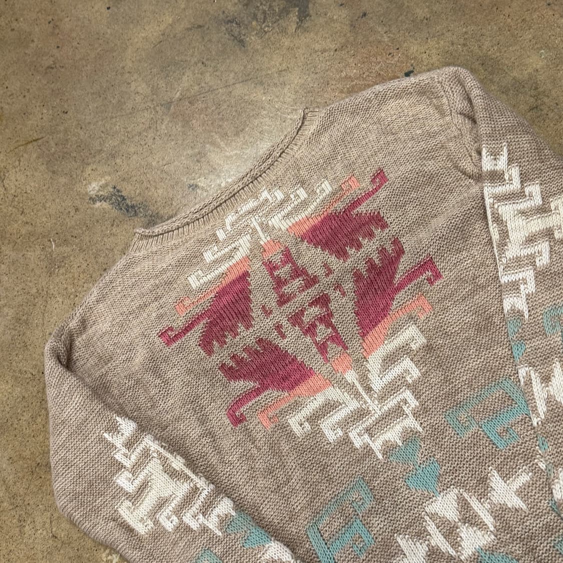 폴로 랄프로렌 모리 베이지 빈티지 니트  상품이미지1