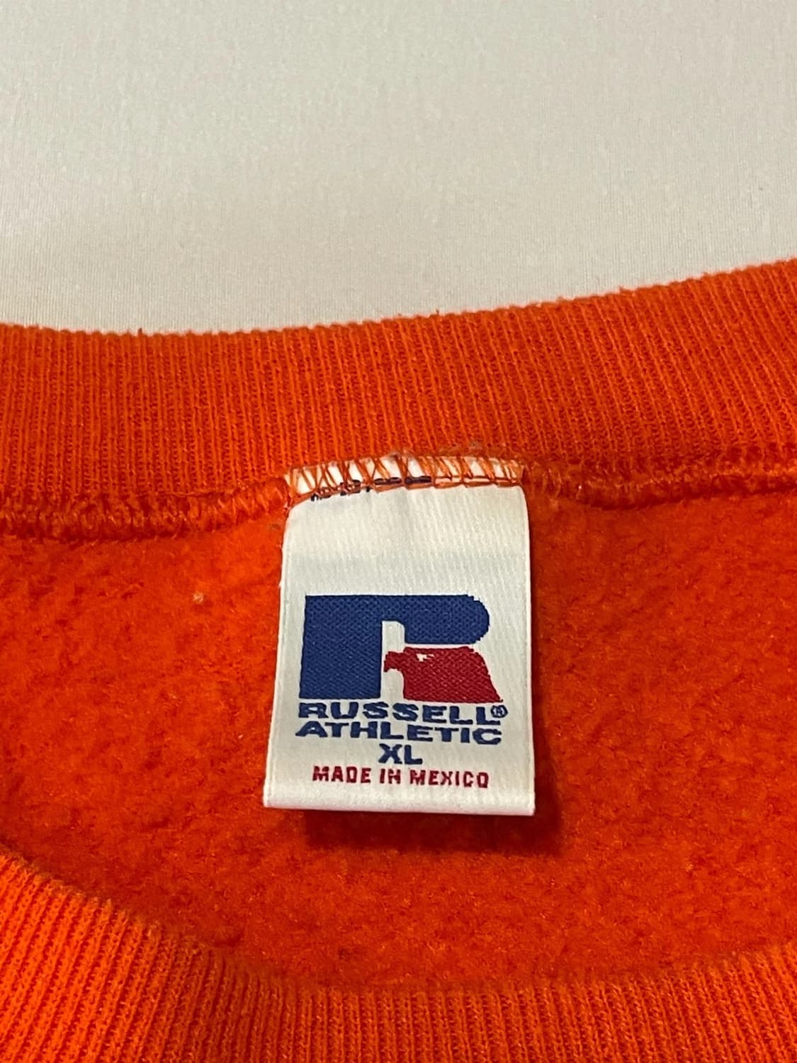 러셀 애슬레틱 스웻 셔츠 맨투맨 오렌지 상품이미지4