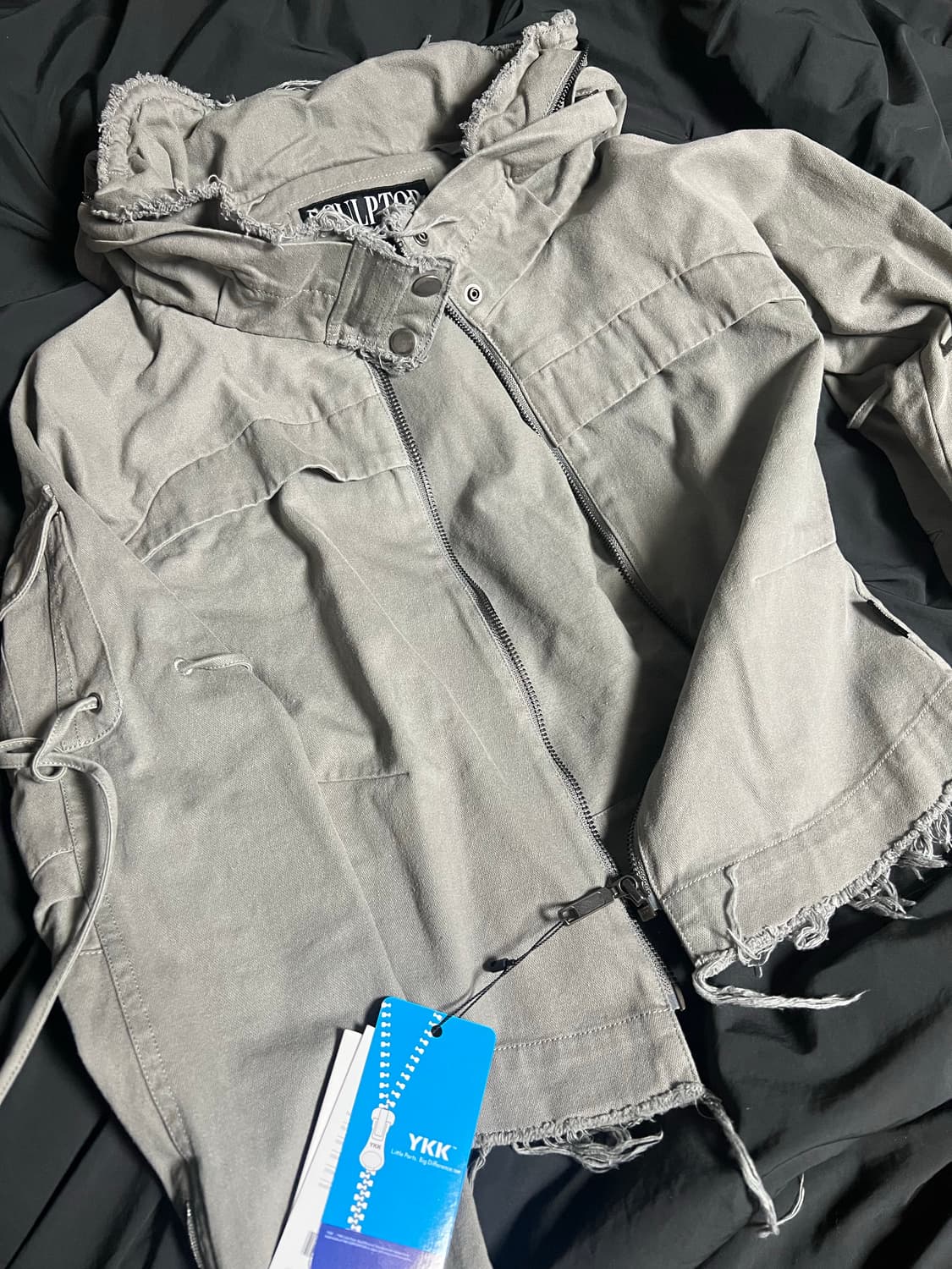 스컬프터 로우엣지 코튼 자켓 그레이  low edge 상품이미지9