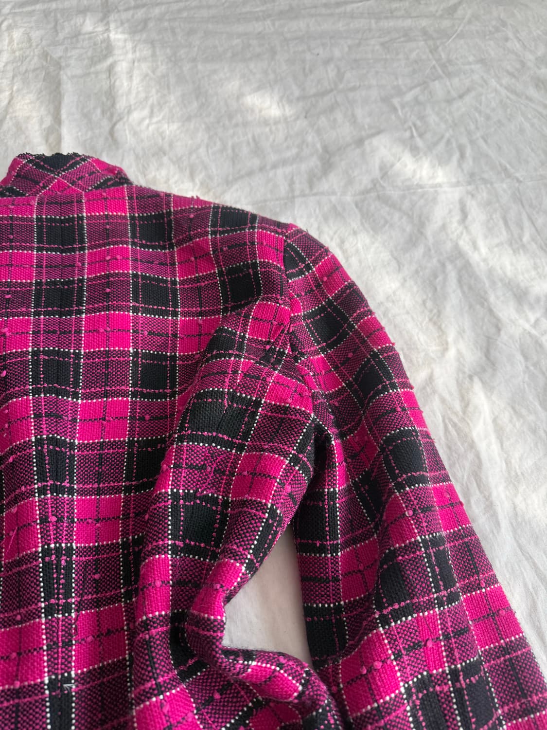 갸루펑크 나나펑크 트위드 자켓 상품이미지7