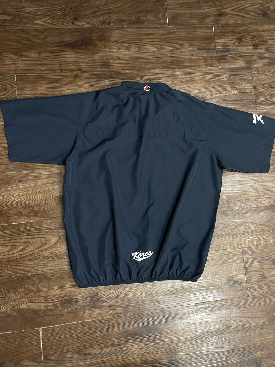 KBSA 야구 국가대표팀 반팔 웜업 바람막이 네이비 상품이미지8