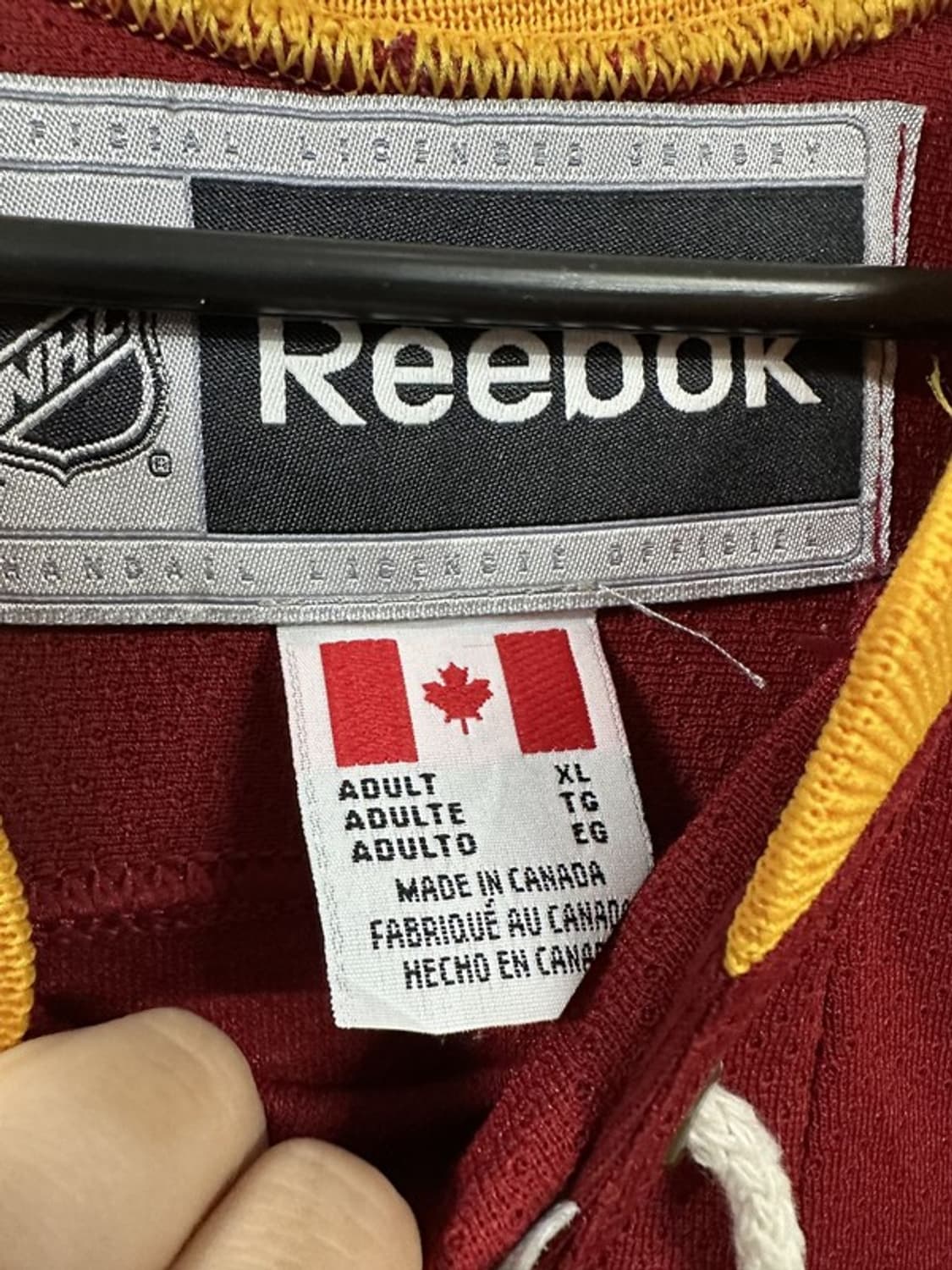 [XL] REEBOK 2011헤리티지 캘거리플레임스 NHL하키저지 상품이미지6