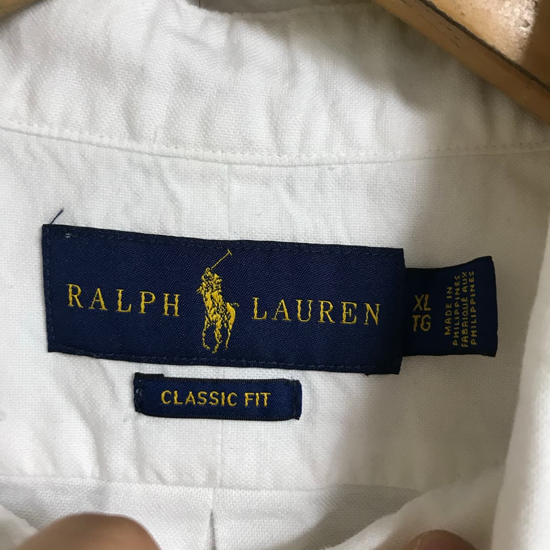 폴로 랄프로렌 흰색 옥스퍼드 셔츠 상품이미지3