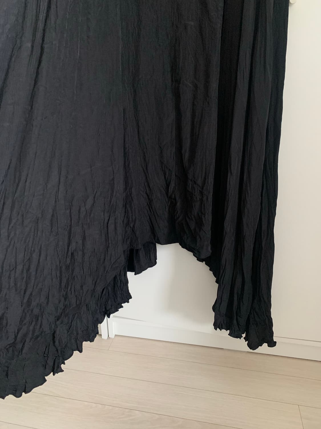 블랙 언발란스 원피스 상품이미지5