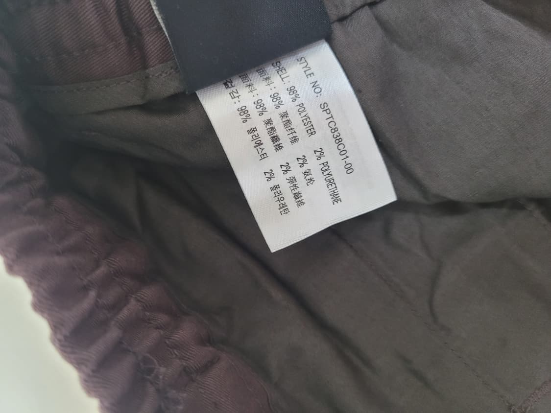 스파오 SPAO 남자 사이드밴드 치노 34 버건디 상품이미지7