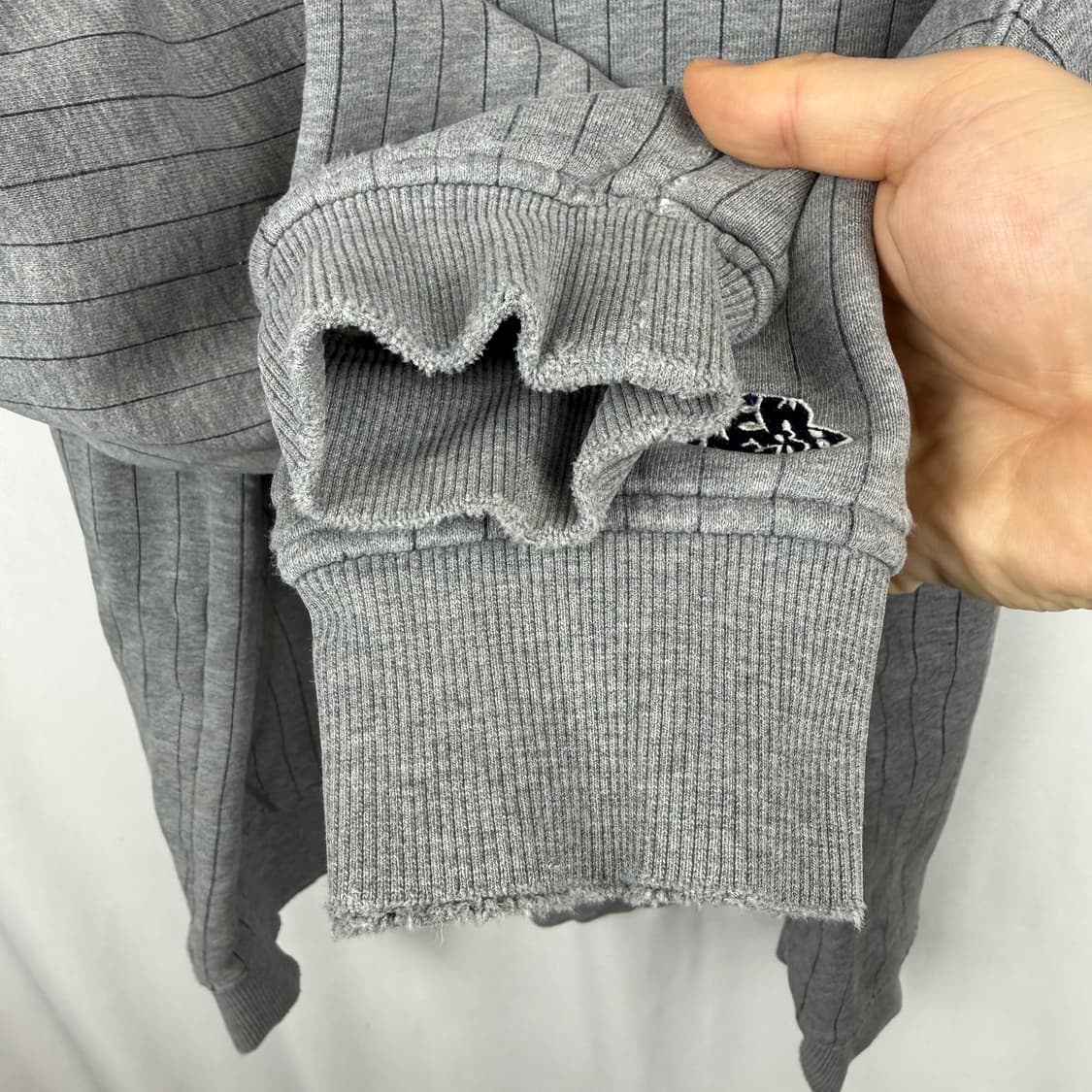 (L) 뉴에라 뉴욕양키즈 빅로고 후드 티 그레이 상품이미지5