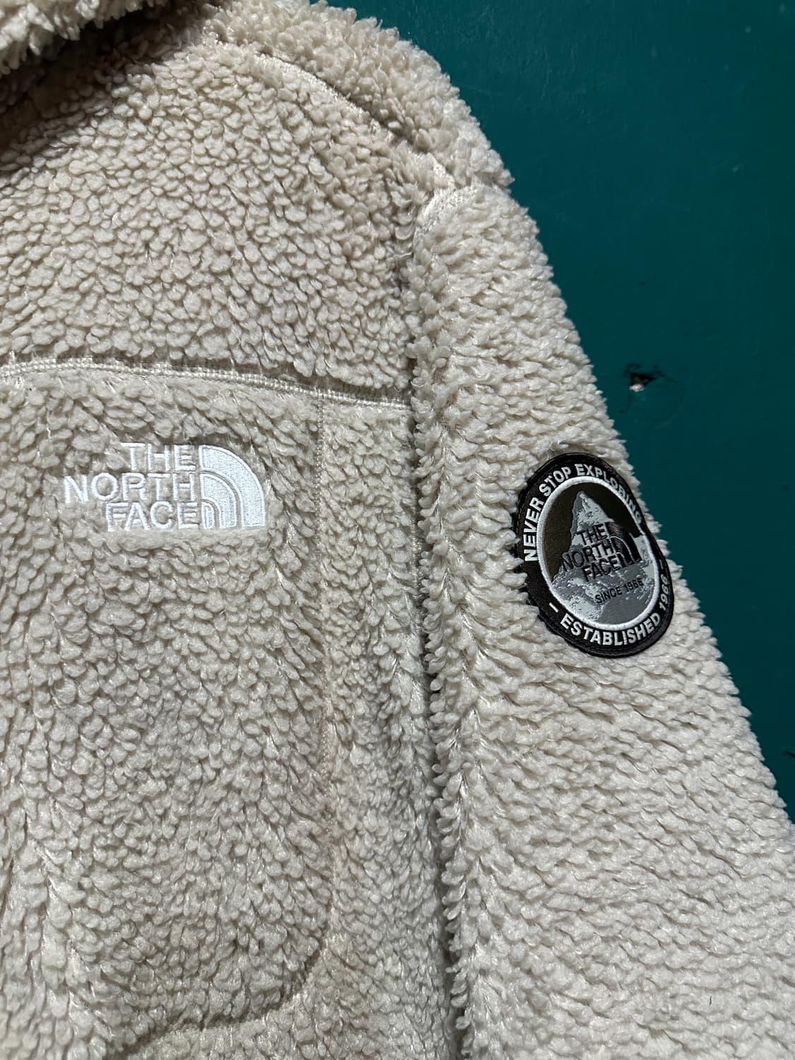 노스페이스 후리스집업 아이보리 105 상품이미지4