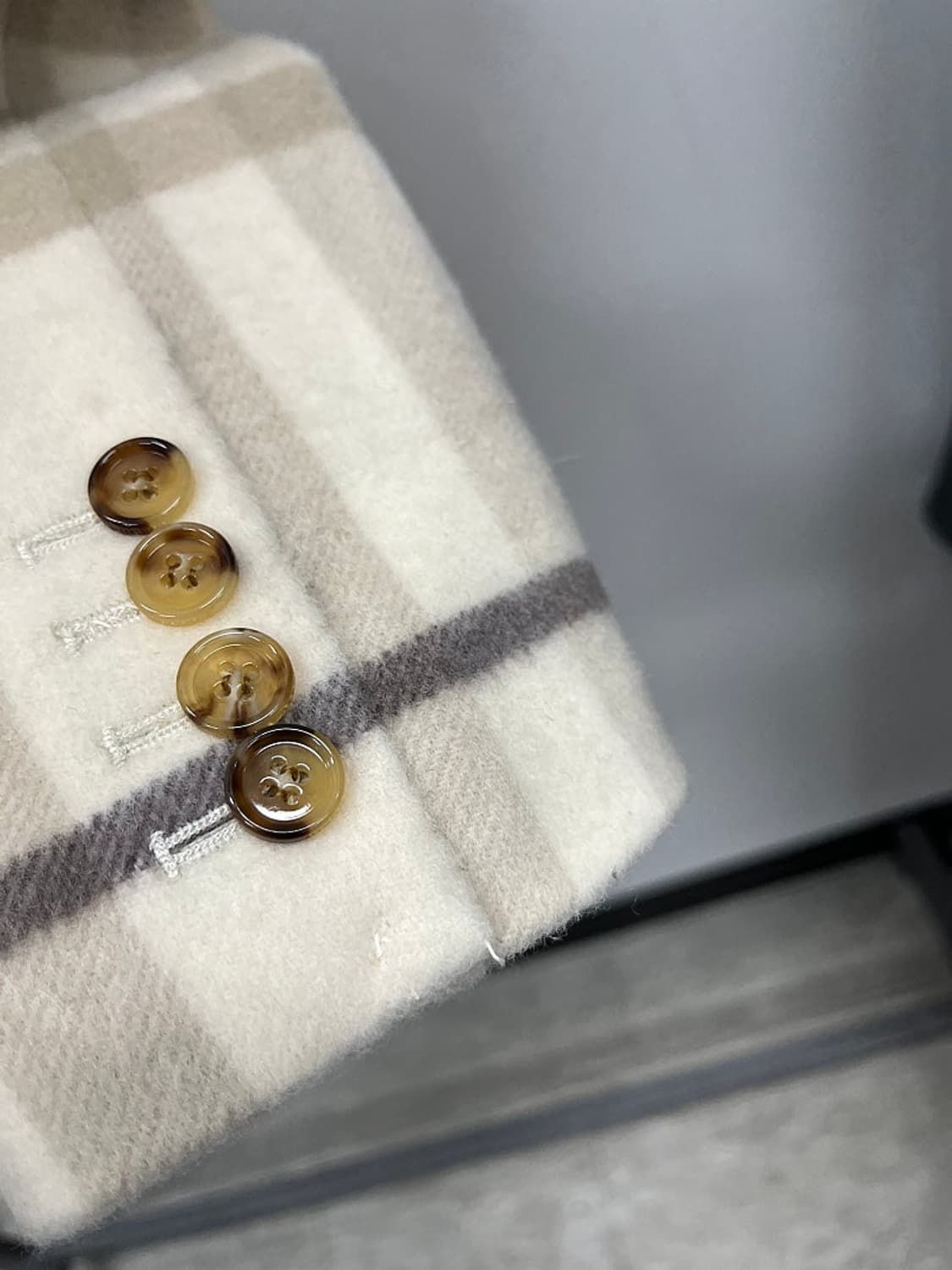 여) 버버리 신형 키즈 캐시미어 코트  상품이미지4