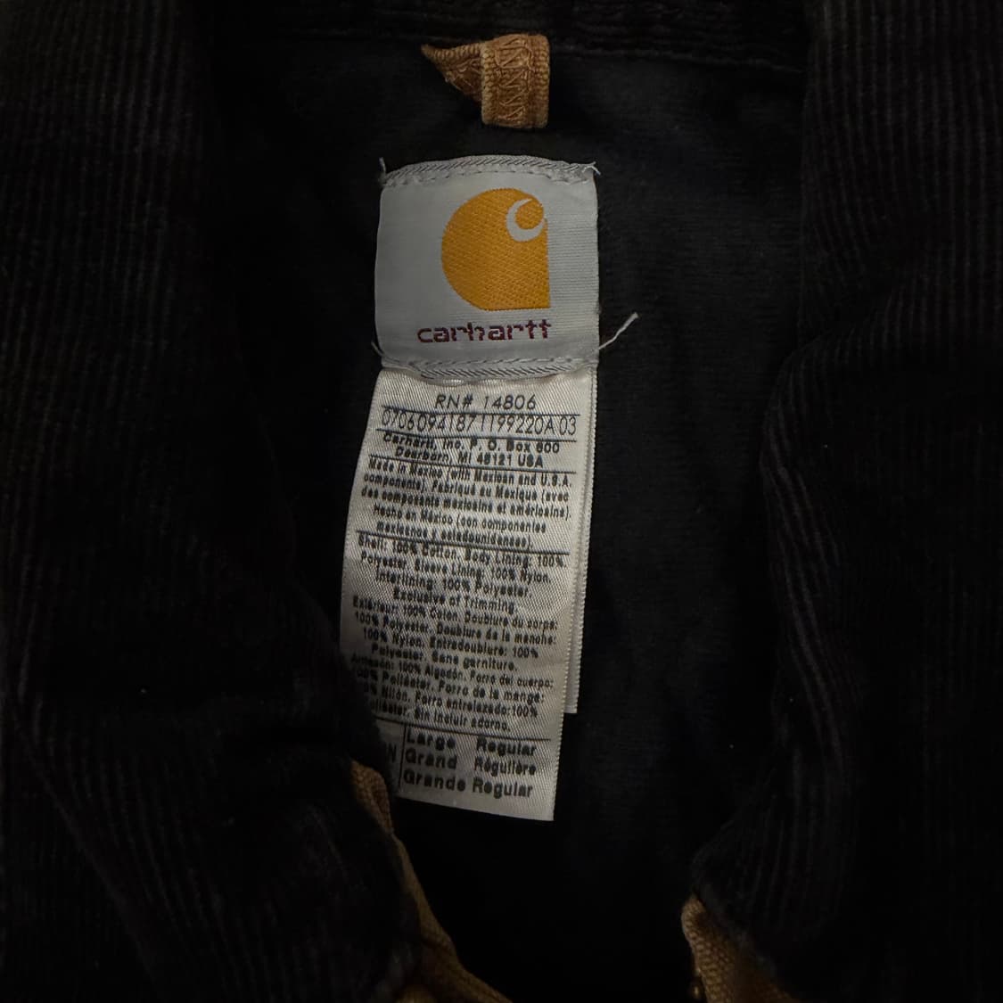 [ 정품/L ] 칼하트 j14 산타페 워크 자켓 상품이미지5