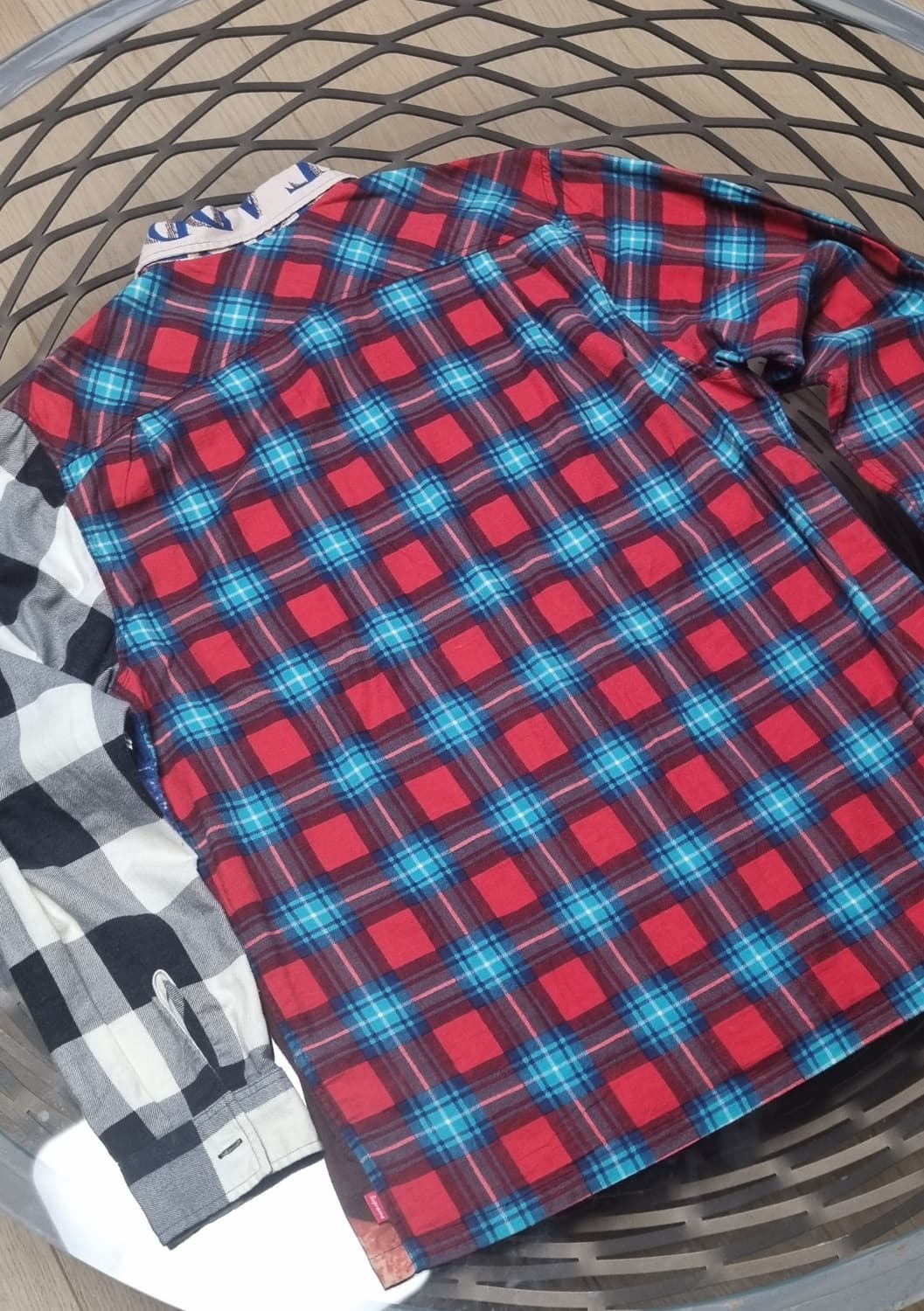 Supreme
 MLK Zip Up Flannel 셔츠 상품이미지5