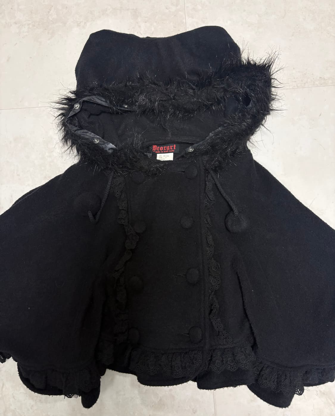 Japanese vintage 네코미미 고스로리망토 상품이미지1