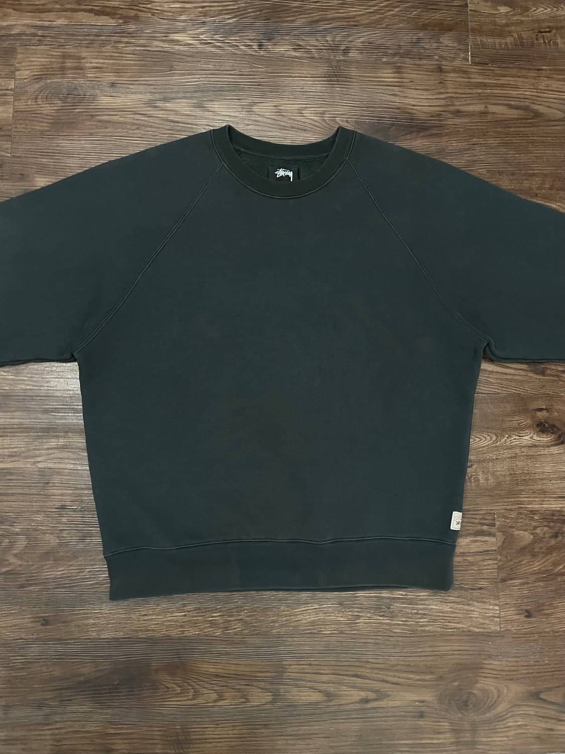 스투시 stussy 플리스 래글런 크루넥 스웨트셔츠 상품이미지1