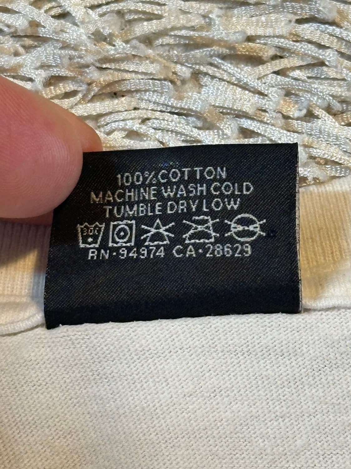 스투시 STUSSY 베이직 로고 반팔 티셔츠 화이트 상품이미지9