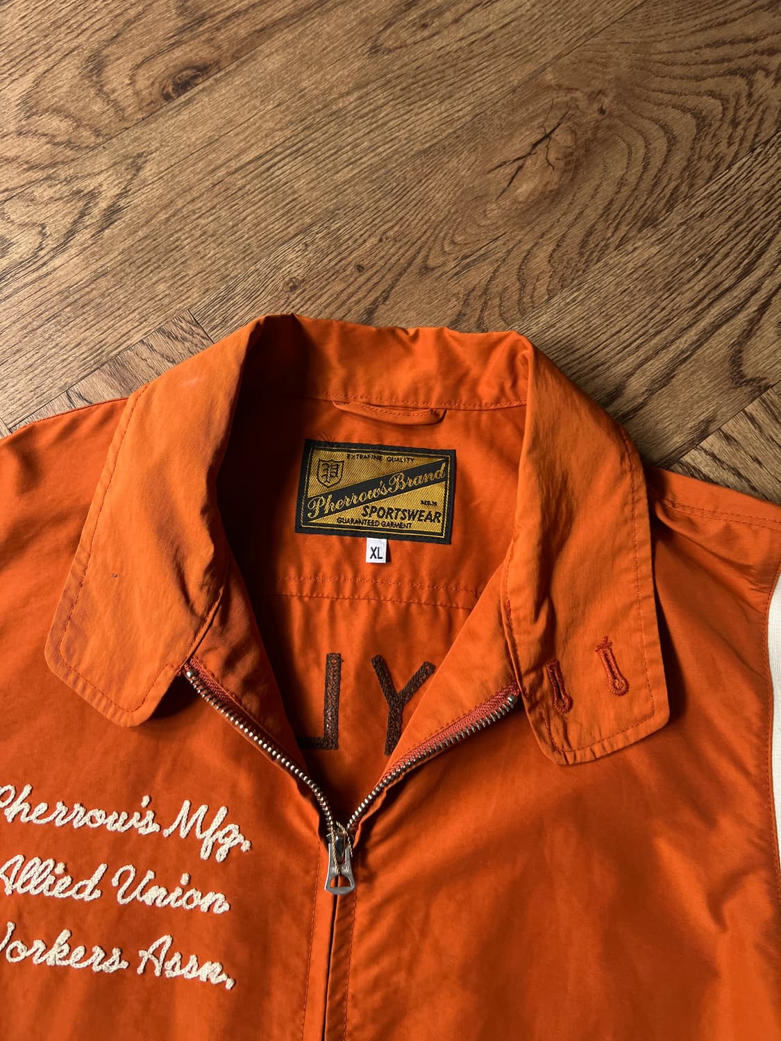 [XL]페로우즈 재팬메이드 디트로이트 테일러 오렌지 스포츠 자켓 상품이미지2