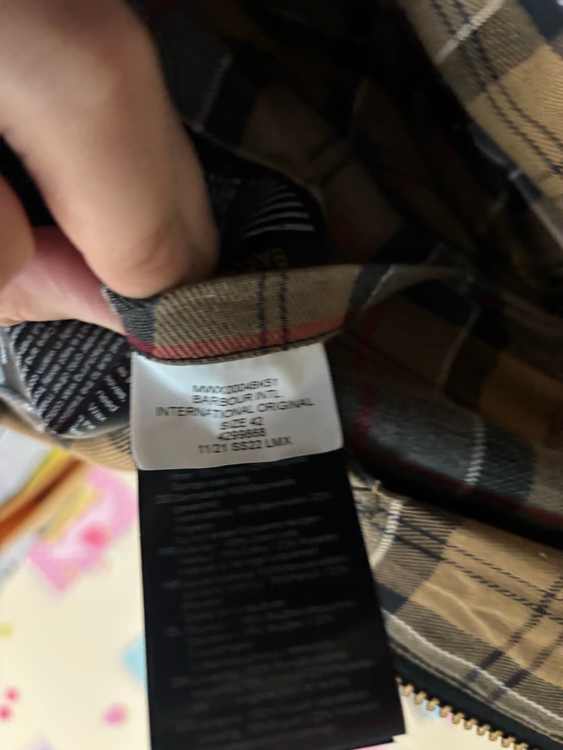 바버인터네셔널a7 42size 상품이미지4