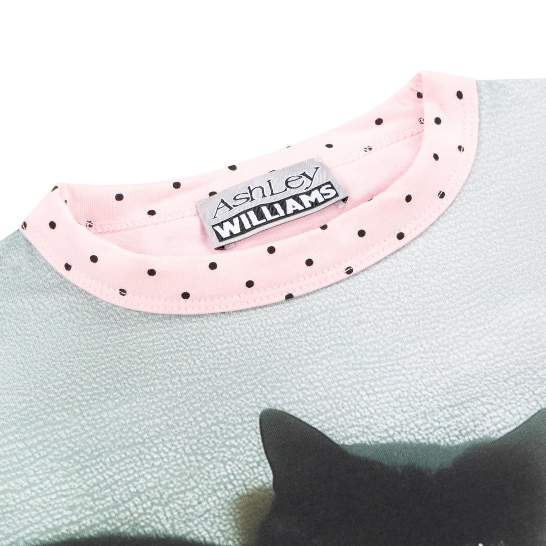 [XS,S]애슐리 윌리엄스 25fw KITTEN TRIO 고양이 티셔츠 상품이미지4