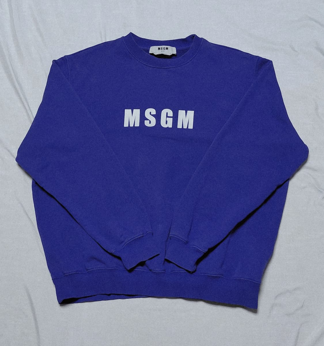 무료배송 [남여공용/S] MSGM 로고 맨투맨 스웻셔츠 상품이미지1