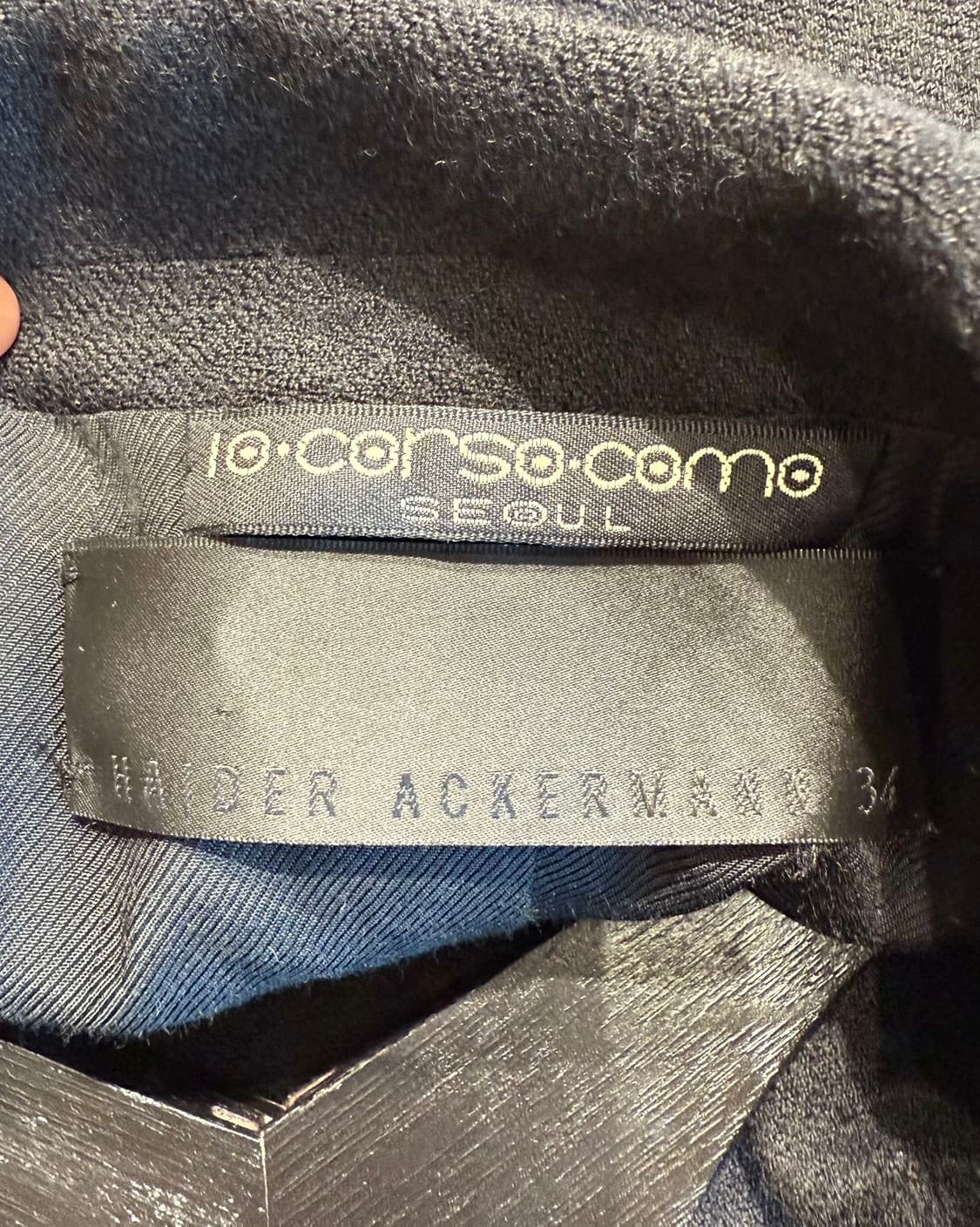 하이더 아커만 블랙 히든버튼 블레이저 자켓 상품이미지8