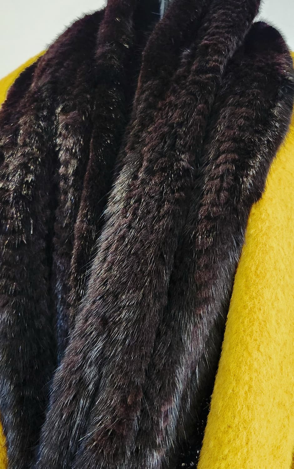 쉬본 진도모피 목도리 대형 상품이미지3