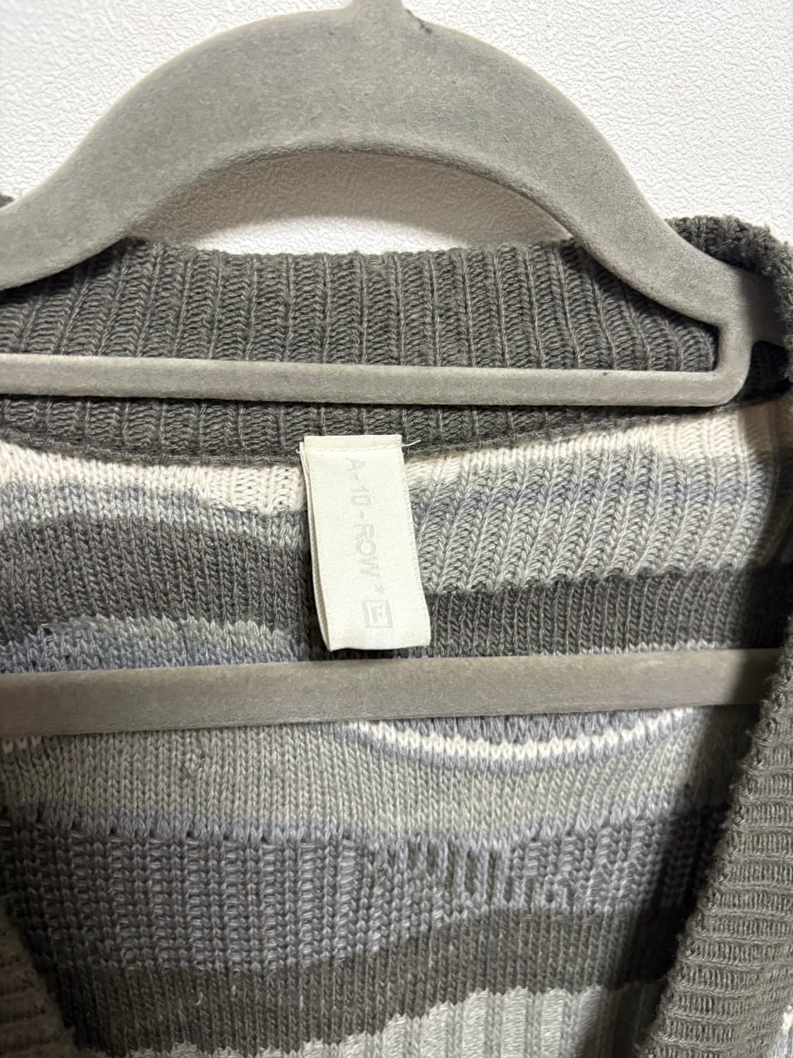 어텐션로우 케이블 가디건 상품이미지6