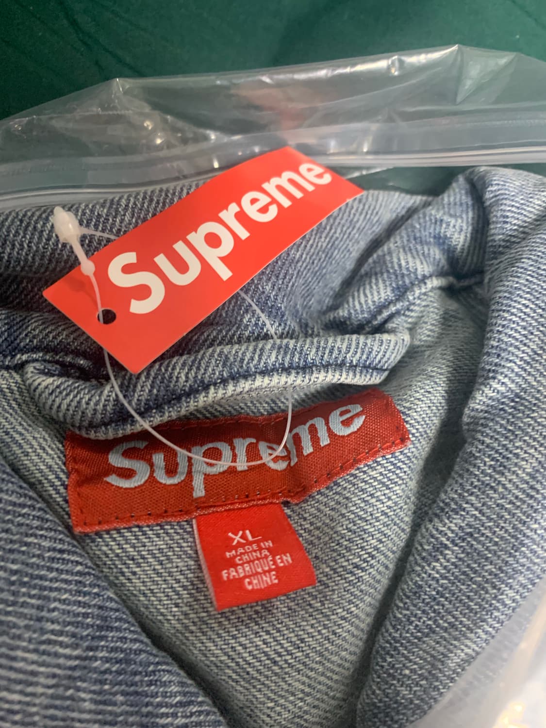 25ss 슈프림 아크 데님 코치 자켓 워시고 인디고 XL 상품이미지2