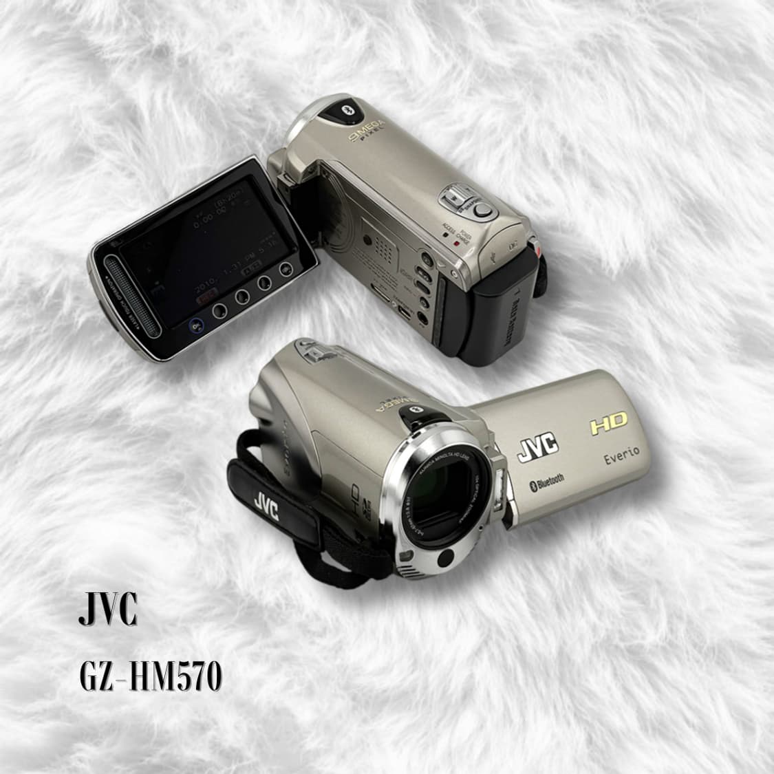 [에스파 감성] JVC 켄우드 GZ-HM570 브이로그 비디오 캠코더 상품이미지1