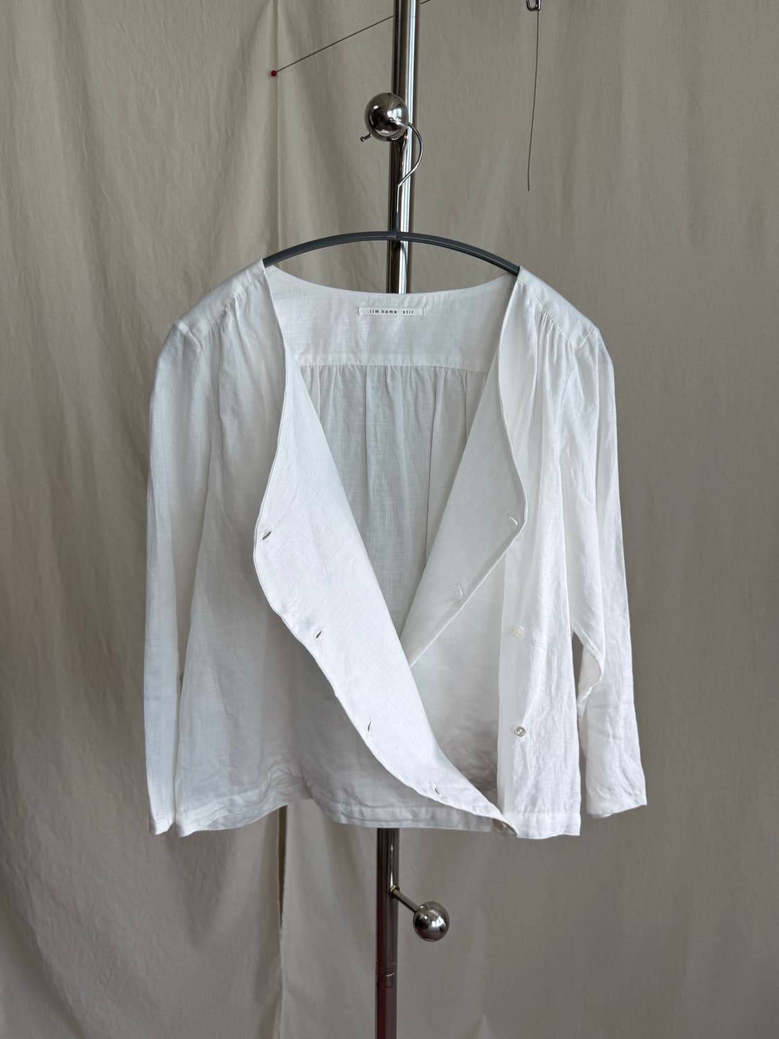 Lim home stir 린넨 랩 블라우스 상품이미지7