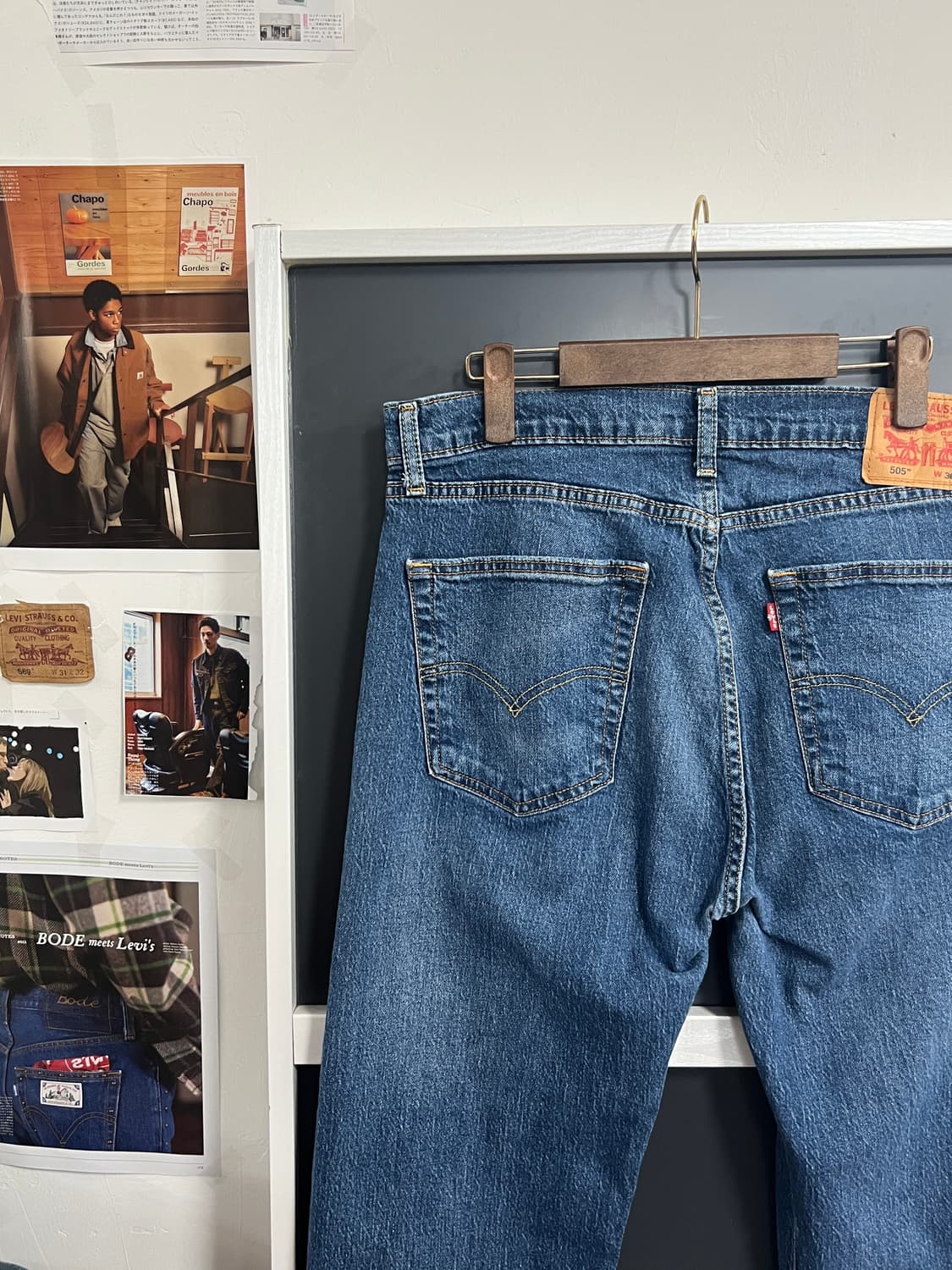Levis 리바이스 505 레귤러 스트레이트핏 데님 팬츠 상품이미지2