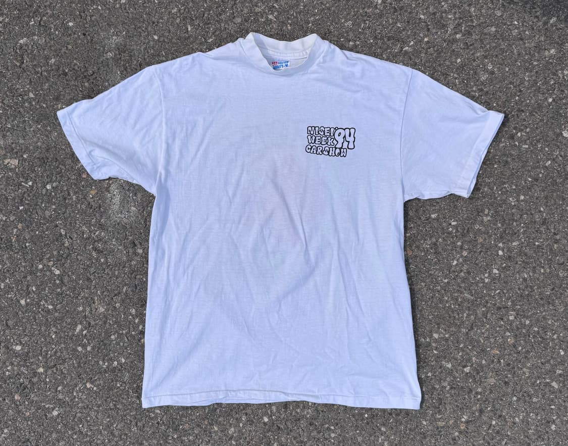 90s made in usa 싱글스티치  니세이 위크  반팔 L 786 상품이미지2