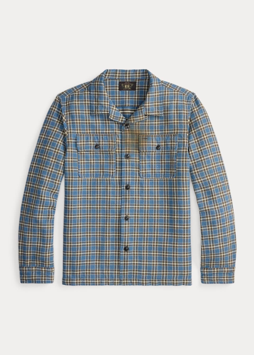 RRL 플래드 트윌 캠프 셔츠 상품이미지1