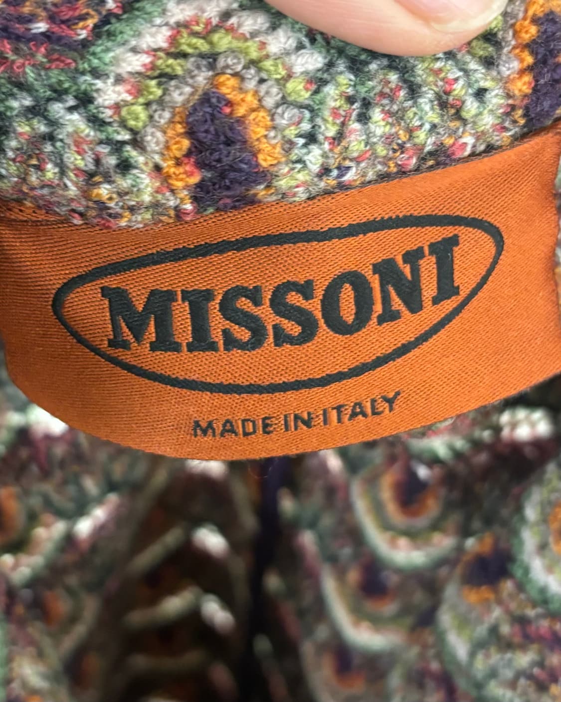 미쏘니 멀티컬러 니트 자켓 상품이미지7