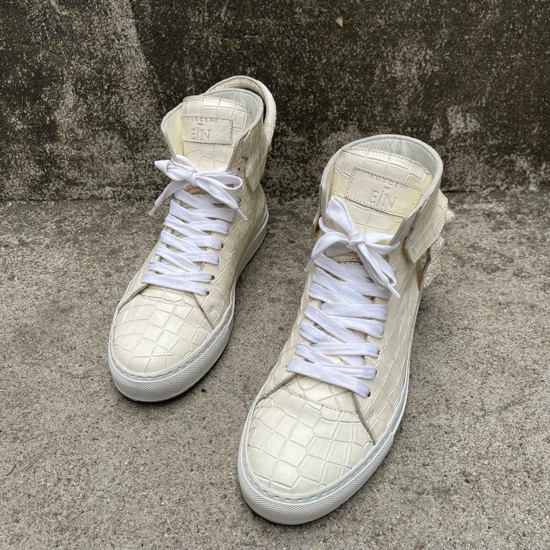 [42] Buscemi X En Noir 레더 하이탑 스니커즈 (270) 상품이미지1