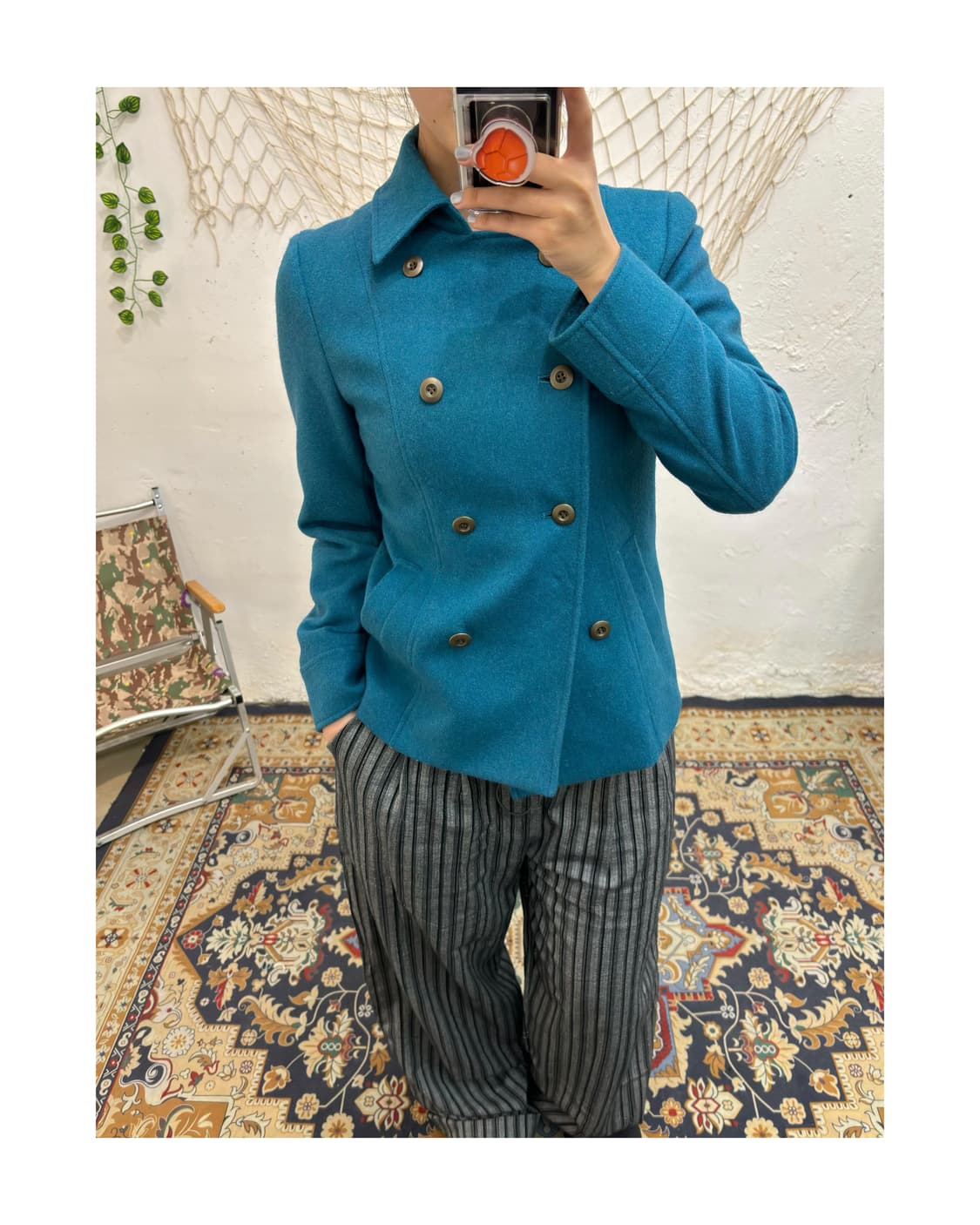 빈티지 울 혼방 자켓 상품이미지3