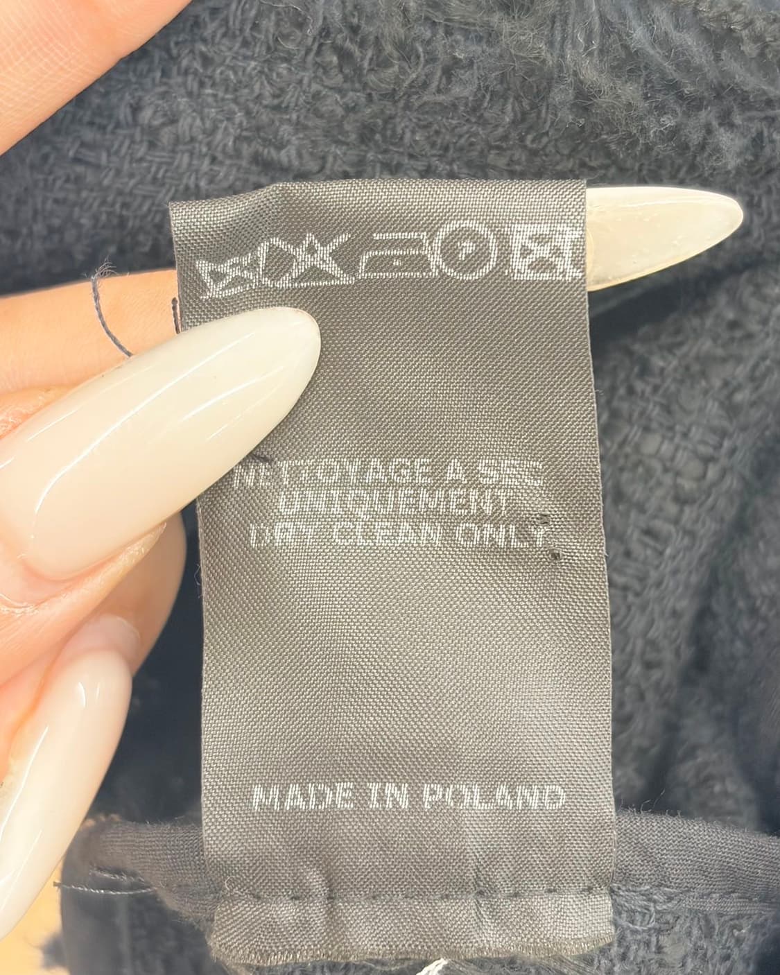 이자벨 마랑 에뚜왈 검정 더블 브레스티드 트위드 자켓  상품이미지10