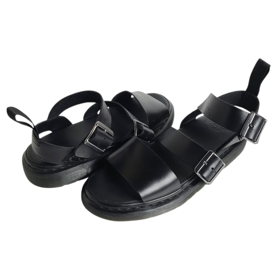 270) Dr.martens 닥터마틴 그리폰 블랙 레더 샌들 상품이미지1